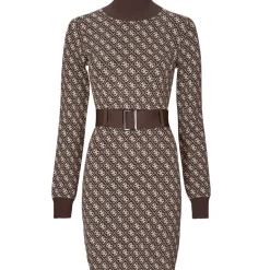 Guess - LISE 4G LS BELTED DRESS SWTR