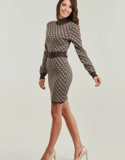Guess - LISE 4G LS BELTED DRESS SWTR