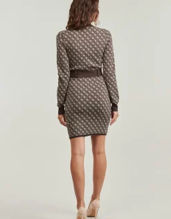 Guess - LISE 4G LS BELTED DRESS SWTR