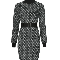 Guess - LISE 4G LS BELTED DRESS SWTR