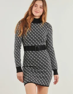 Guess - LISE 4G LS BELTED DRESS SWTR