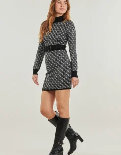 Guess - LISE 4G LS BELTED DRESS SWTR