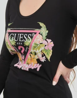 Guess - LS SN TRIANGLE FLOWERS TEE