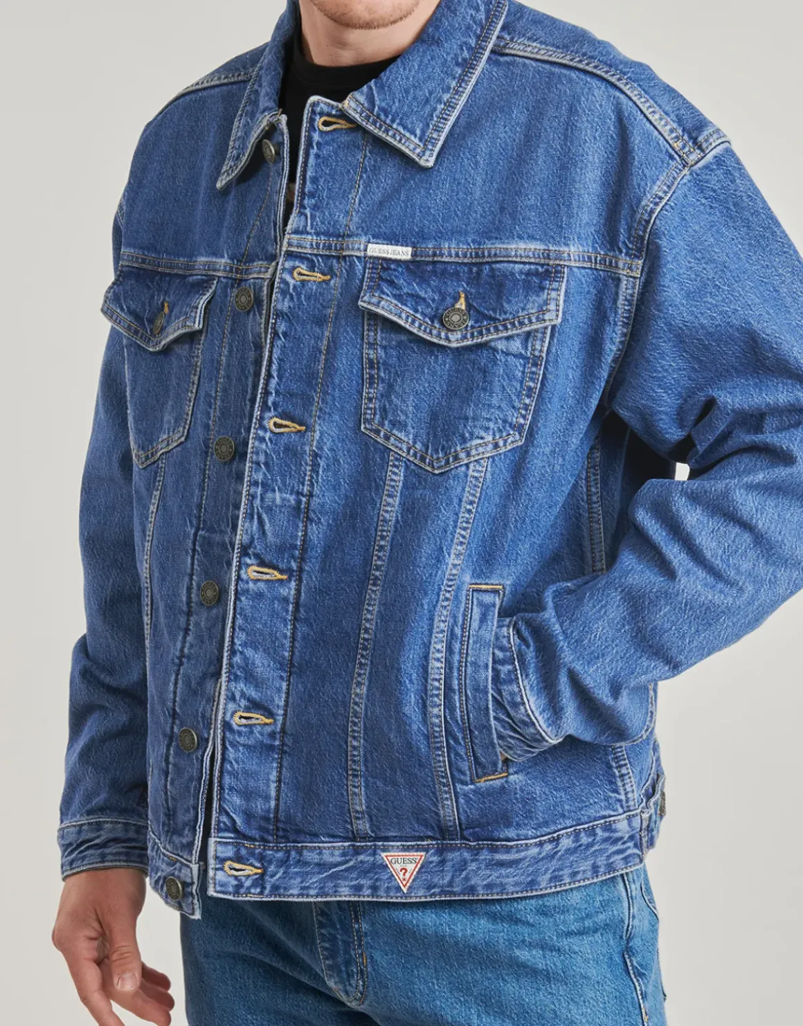 Guess - MENS OVERSIZE TRUCKER JACKE