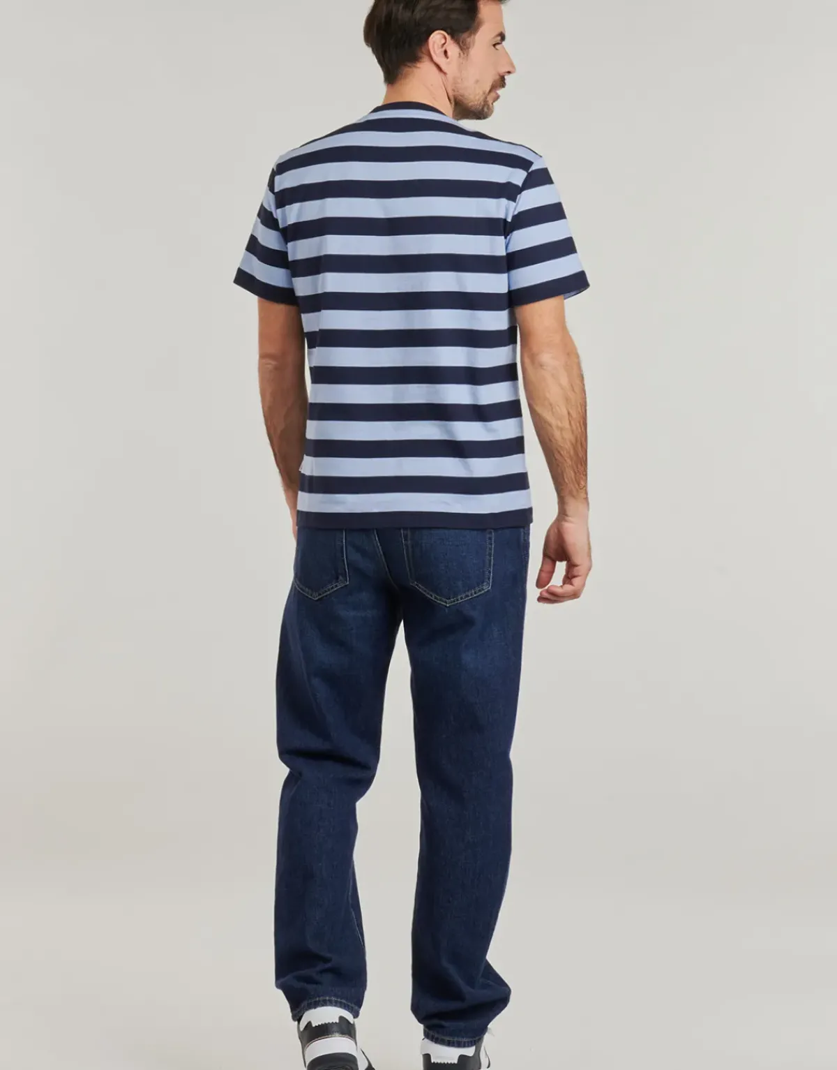 Guess - SS CN REG STRIPED YD TEE