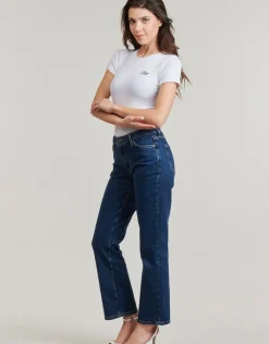 Guess - SS CN SNAP EMBRO SLIM TOP