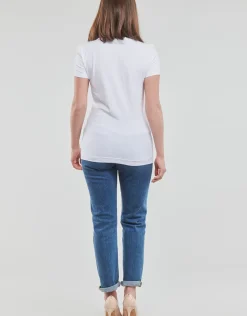 Guess - SS CN TRIANGLE FLOWERS TEE