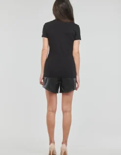 Guess - SS CN TRIANGLE FLOWERS TEE