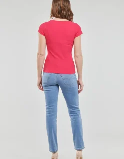Guess - SS KARLEE JEWEL BTN HENLEY