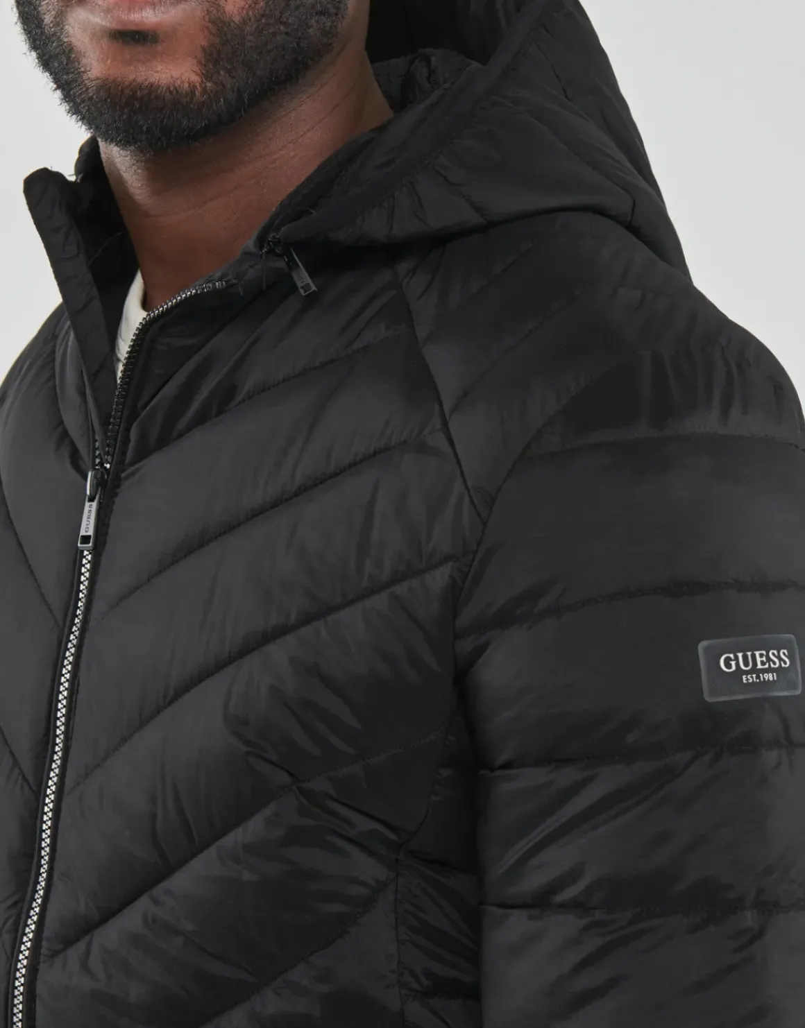 Guess - STRETCH HOODIE JACKET