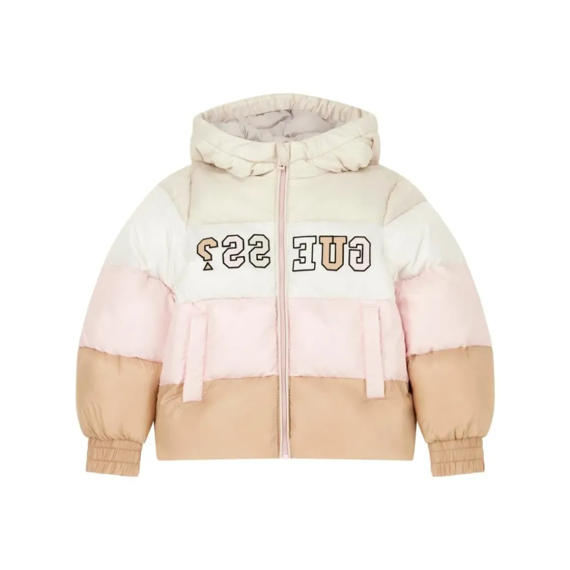 Guess - HOODED LS PADDED PUFFER W ZIP