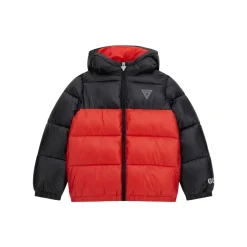 Guess - HOODED LS PADDED PUFFER W/ZIP