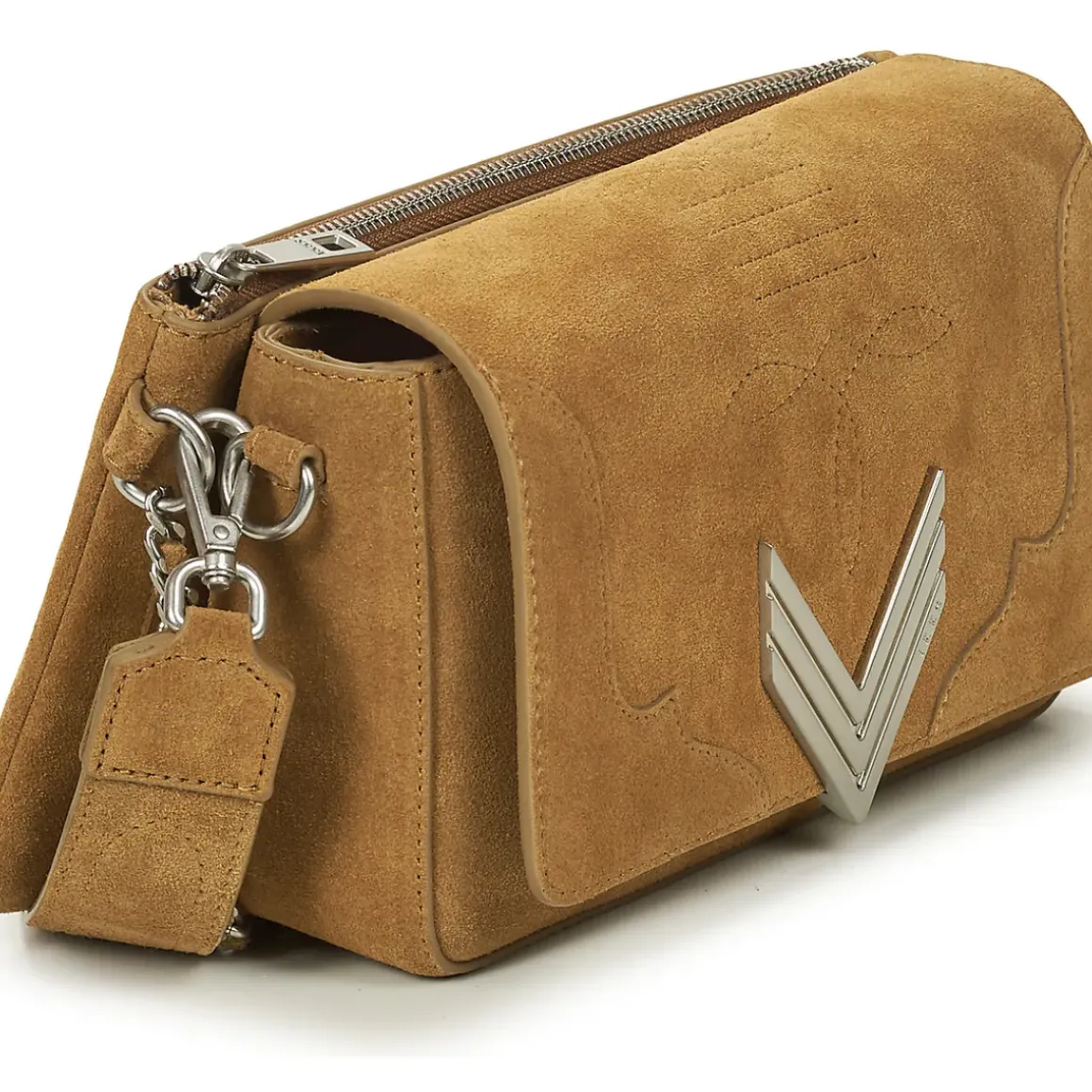 Ikks - 111 WESTERN COL CAMEL DECOUPE SUEDE