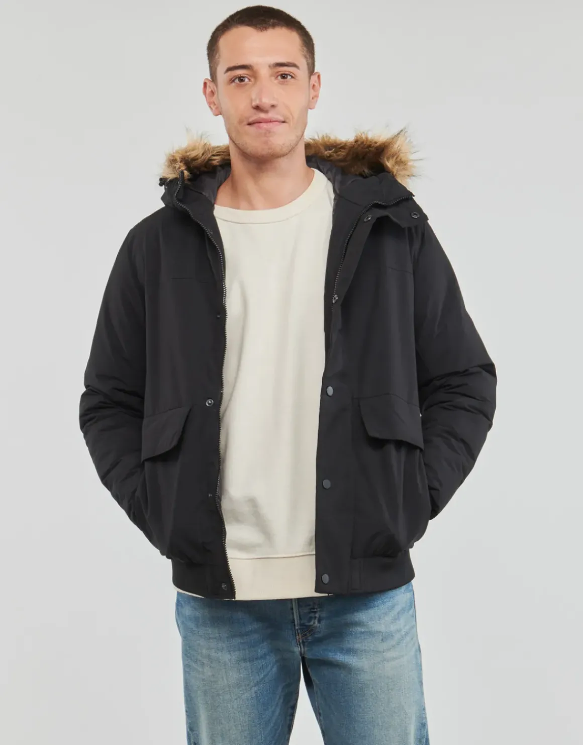 Jack & Jones - JJCHAMP BOMBER JACKET FUR