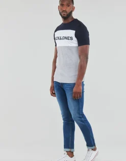 Jack & Jones - JJELOGO BLOCKING TEE