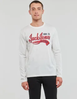 Jack & Jones - JJELOGO TEE LS O-NECK 2 COL AW23 SN