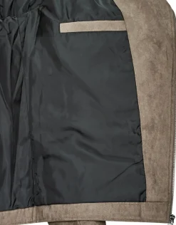 Jack & Jones - JJROCKY FAUX SUEDE BIKER JACKET