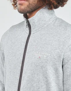 Jack & Jones - JPRBLUARCHIE SWEAT ZIP HIGH NECK