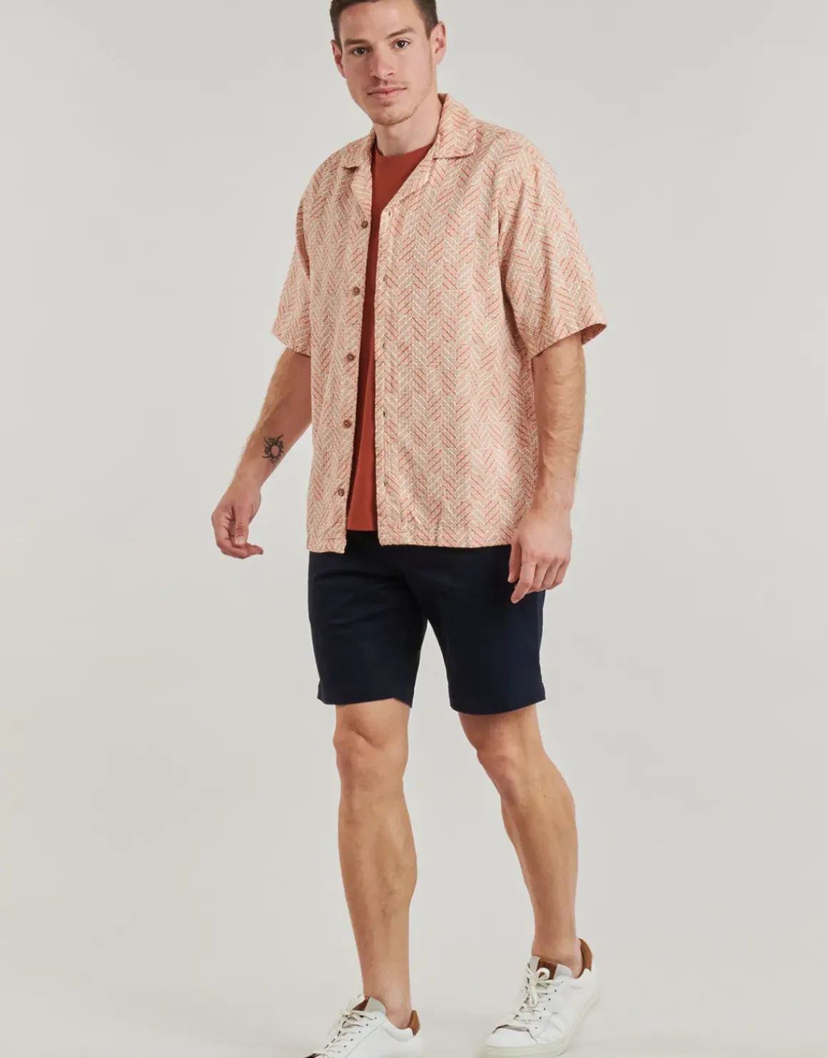 Jack & Jones - JPRBLUVINCENT PRINT RESORT S/S SHIRT SN
