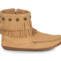 Minnetonka - DOUBLE FRINGE SIDE ZIP BOOT