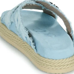 Mou - CRISS-CROSS ROPE SANDAL PAINTE