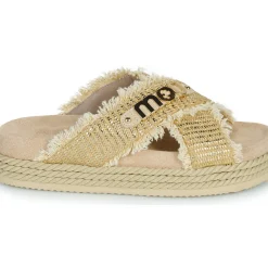 Mou - CRISS-CROSS ROPE SANDAL RAFFIA