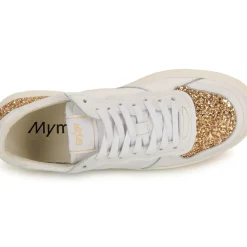 Myma - 7616MY00-CUIR--GLIT-PLATINE