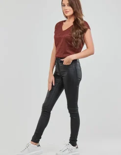 Only - ONLANNE K MID WAIST COATED PNT