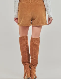 Only - ONLCUBA-FLORA HW PB CORD SHORTS PNT