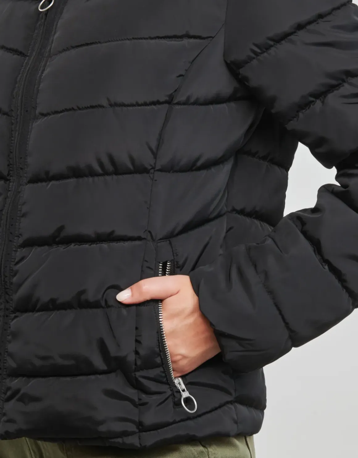 Only - ONLELLAN QUILTED HOOD JACKET CC OTW