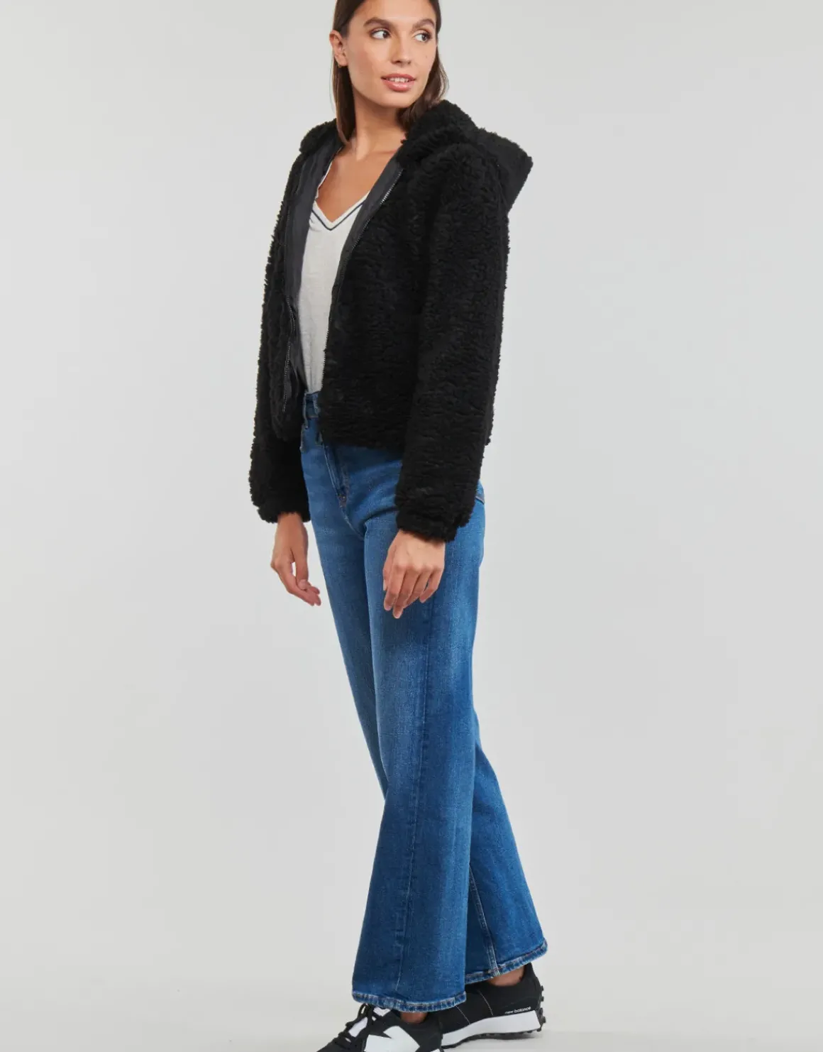 Only - ONLELLIE SHERPA HOODED JACKET CC OTW