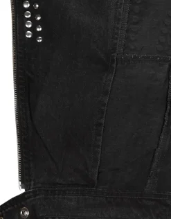 Only - ONLGILLA LS STUD DNM BIKER JACKET CRO