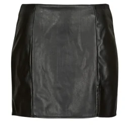 Only - ONLLENI FAUX LEATHER SLIT SKIRT PNT