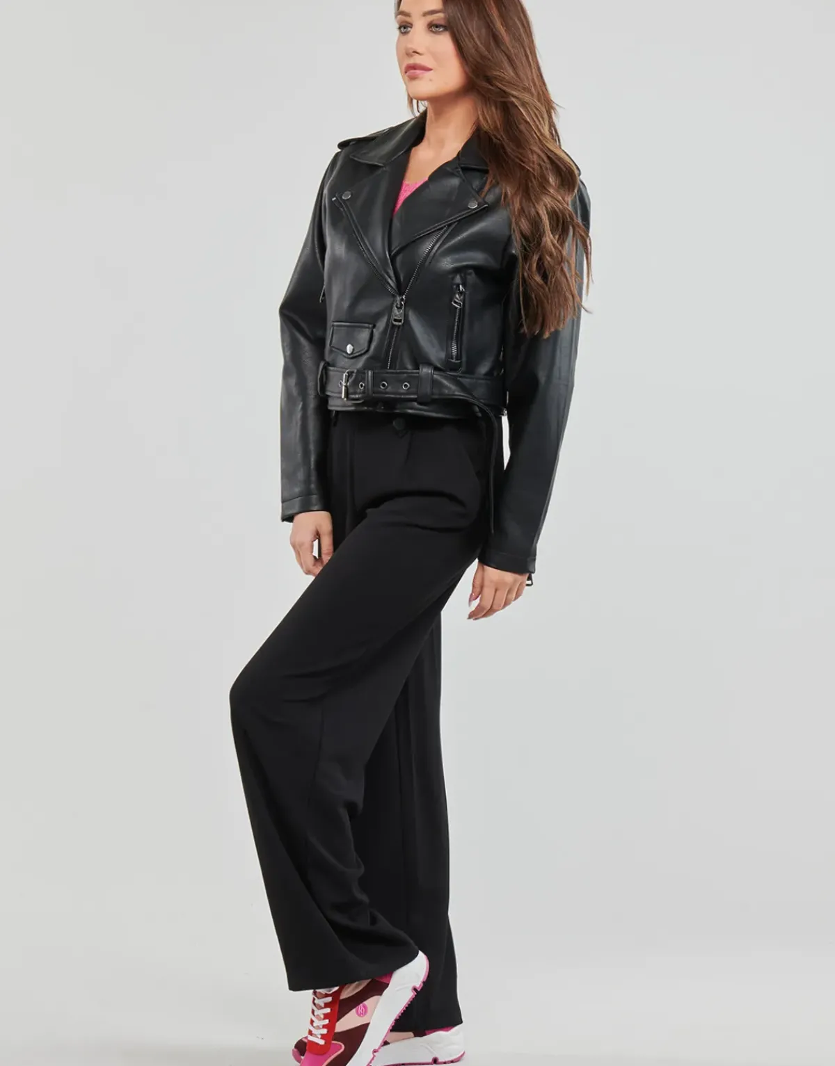 Only - ONLLOUIE FAUX LEAHTER BIKER OTW