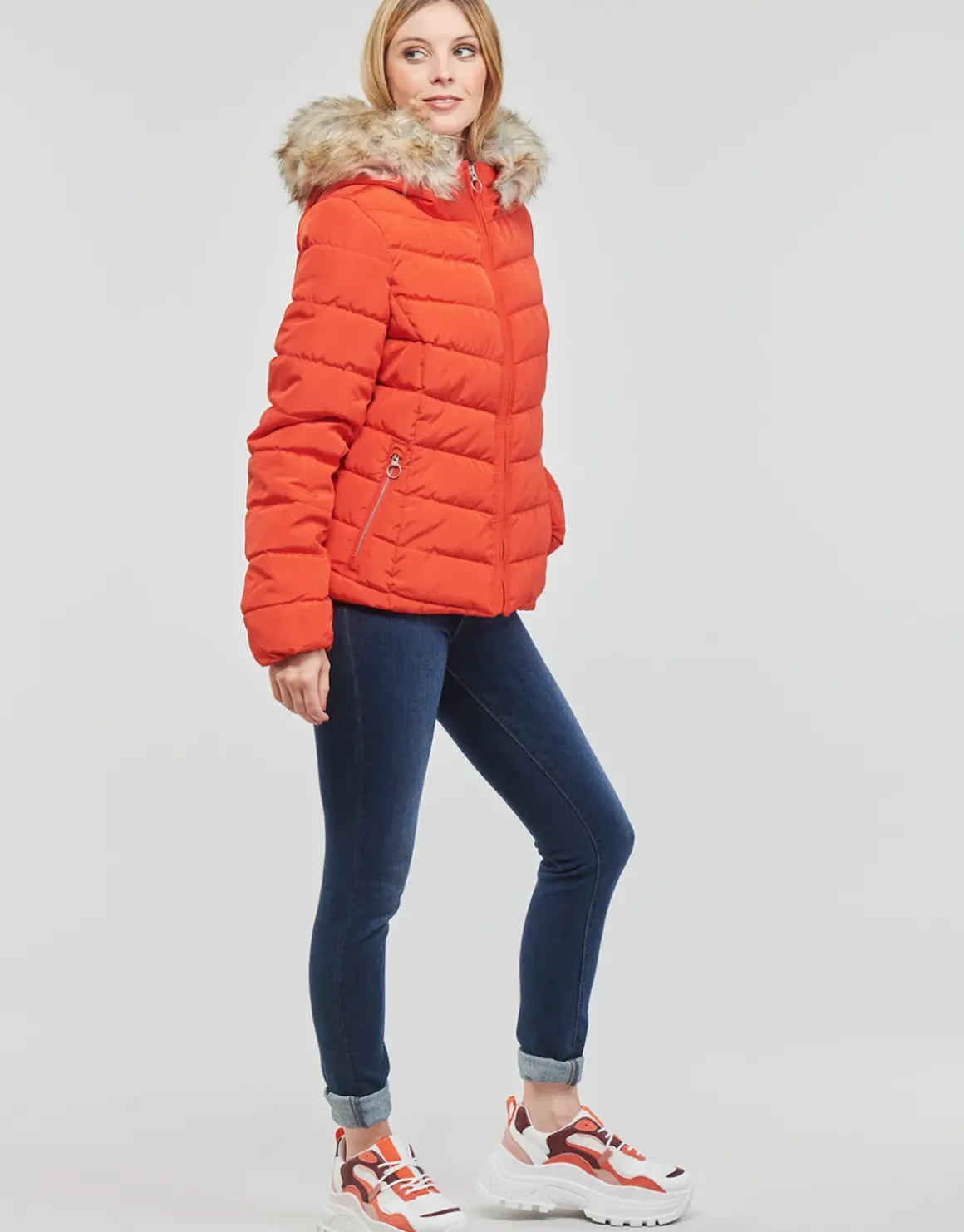 Only - ONLNEWELLAN QUILTED HOOD JACKET CC OTW
