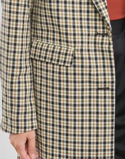 Only - ONLNORMA ASTRID CHECK COAT CC OTW