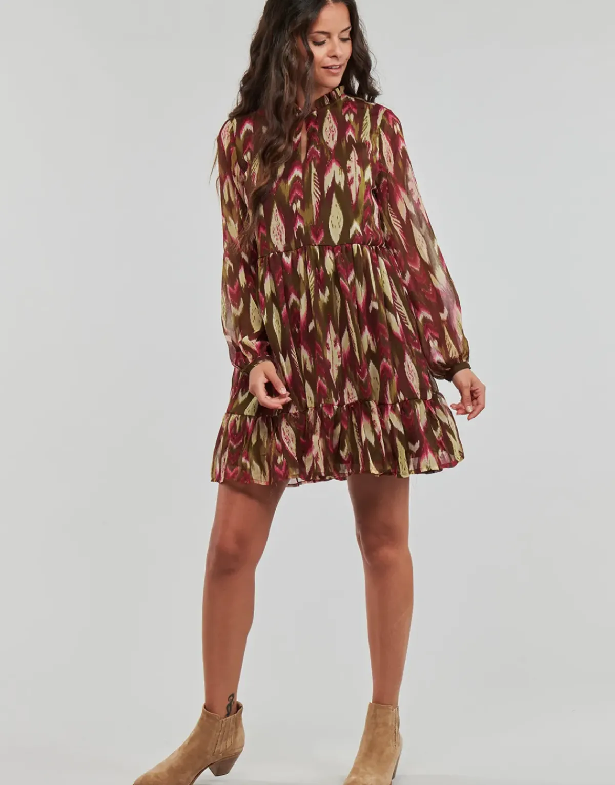 Only - ONLPAM LIFE L/S HIGHNECK DRESS PTM