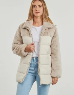 Only - ONLWANJA FUR PUFFER MIX COAT CC OTW