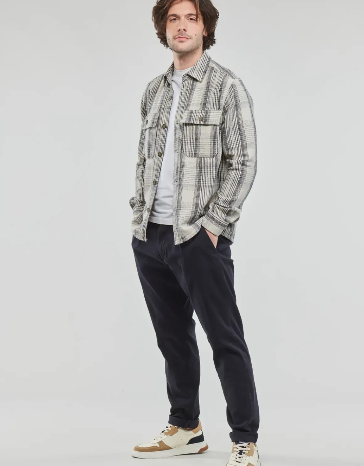 Only & Sons - ONSSCOTT LS CHECK FLANNEL OVERSHIRT 4162