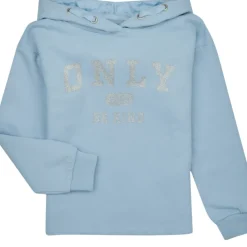 Only - KOGWENDY L/S LOGO HOOD CP SWT