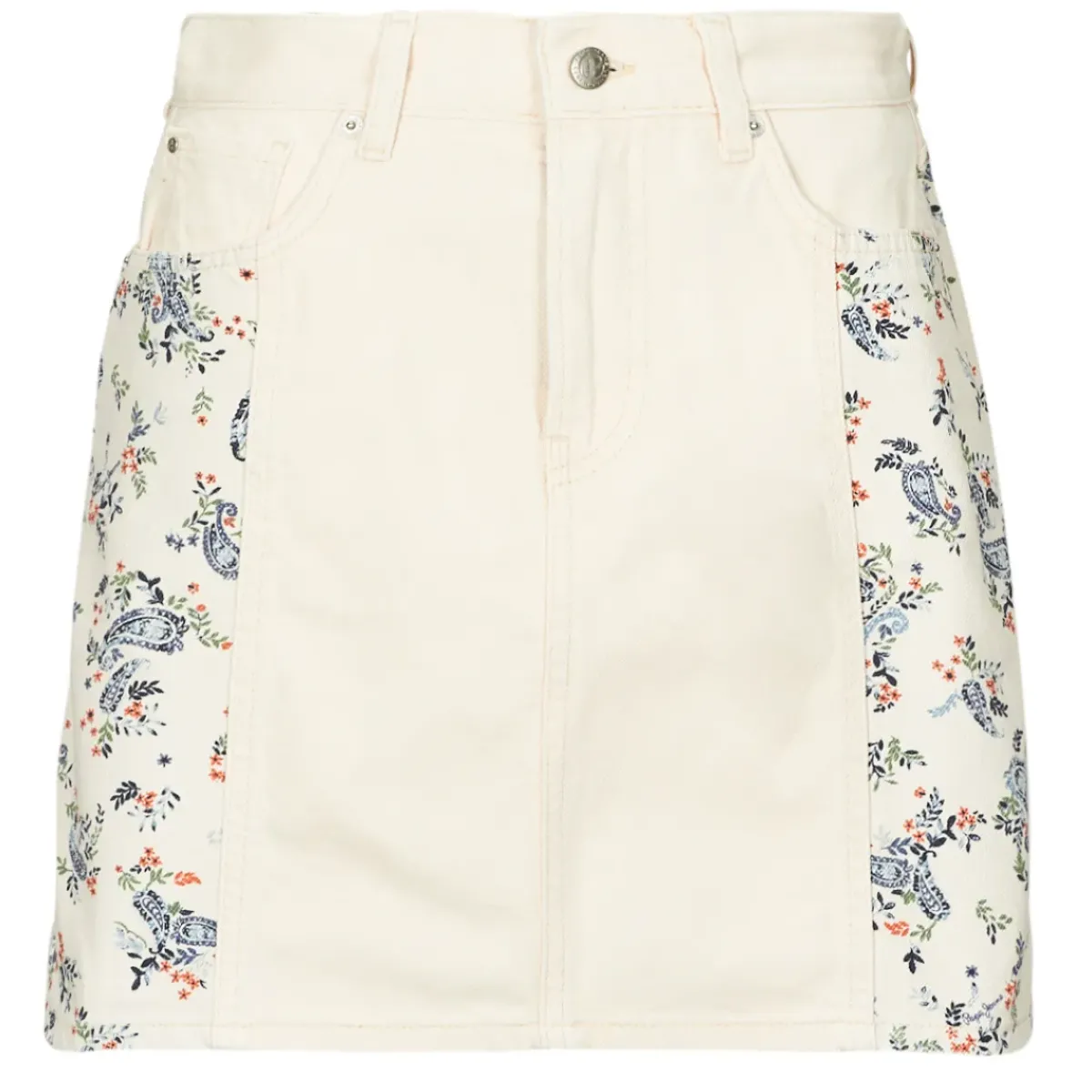 Pepe jeans - MINI SKIRT HW PAISLEY