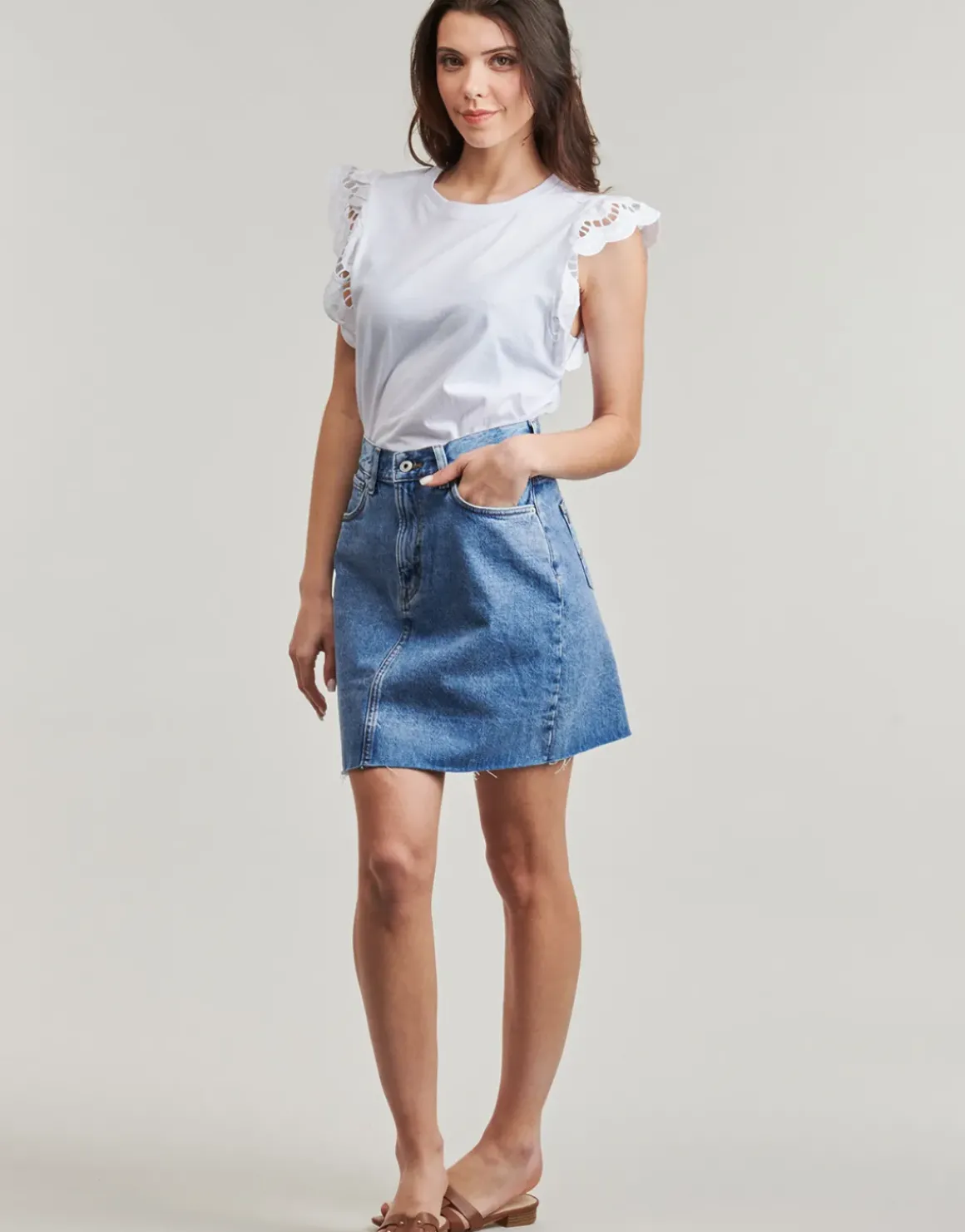 Pepe jeans - MINI SKIRT HW