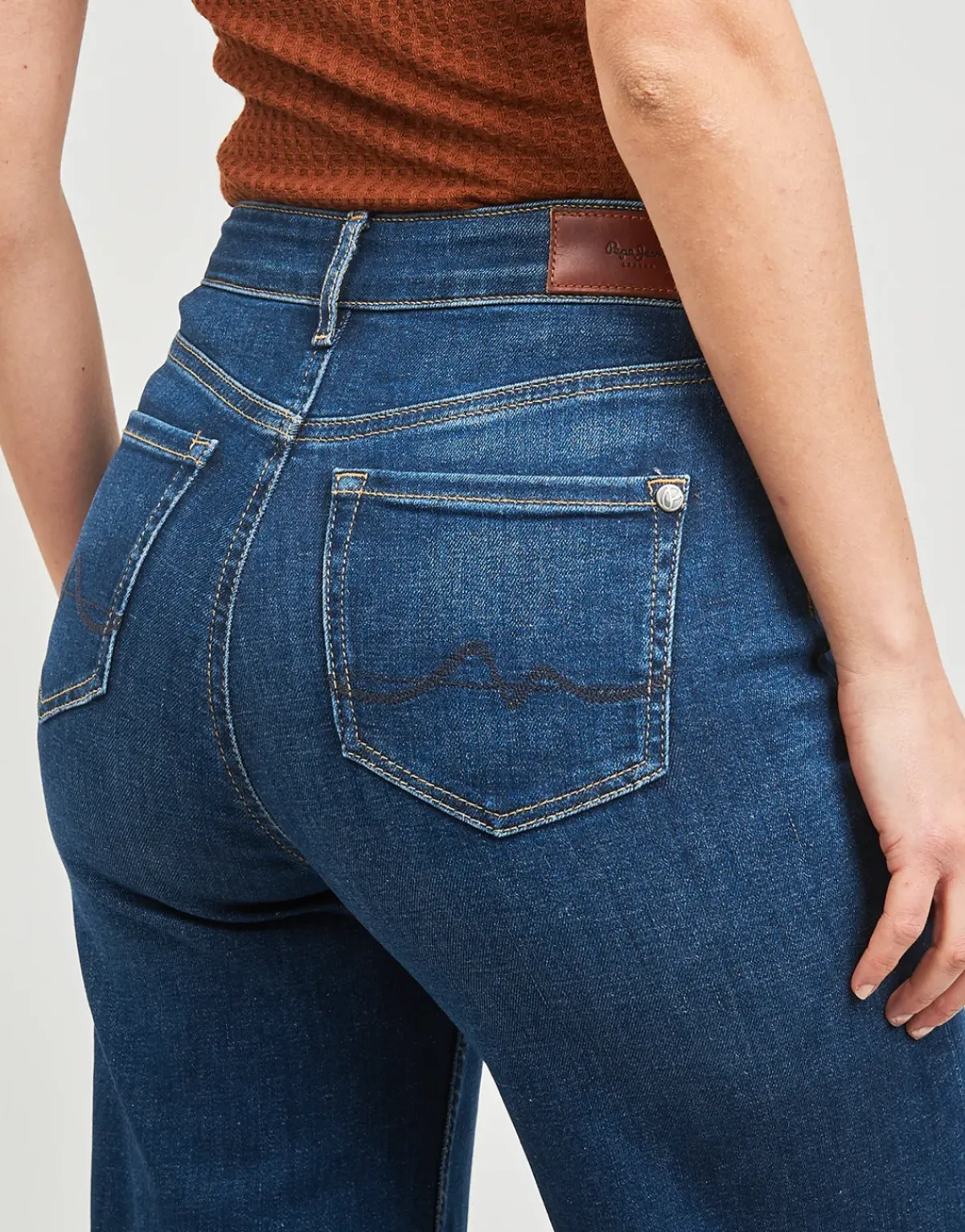 Pepe jeans - WIDE LEG JEANS UHW