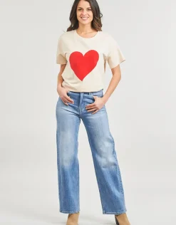 Pepe jeans - WIDE LEG JEANS UHW