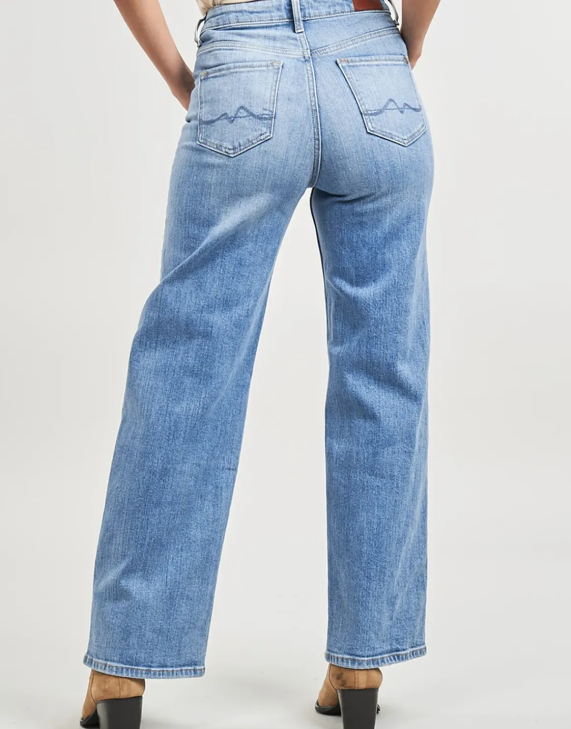 Pepe jeans - WIDE LEG JEANS UHW