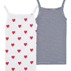Petit Bateau - LOT X2 DEBARDEUR