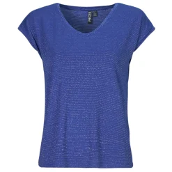 Pieces - PCBILLO TEE LUREX STRIPES