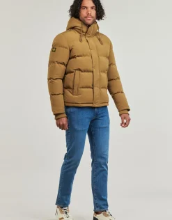 Superdry - EVEREST SHORT HOODED PUFFER