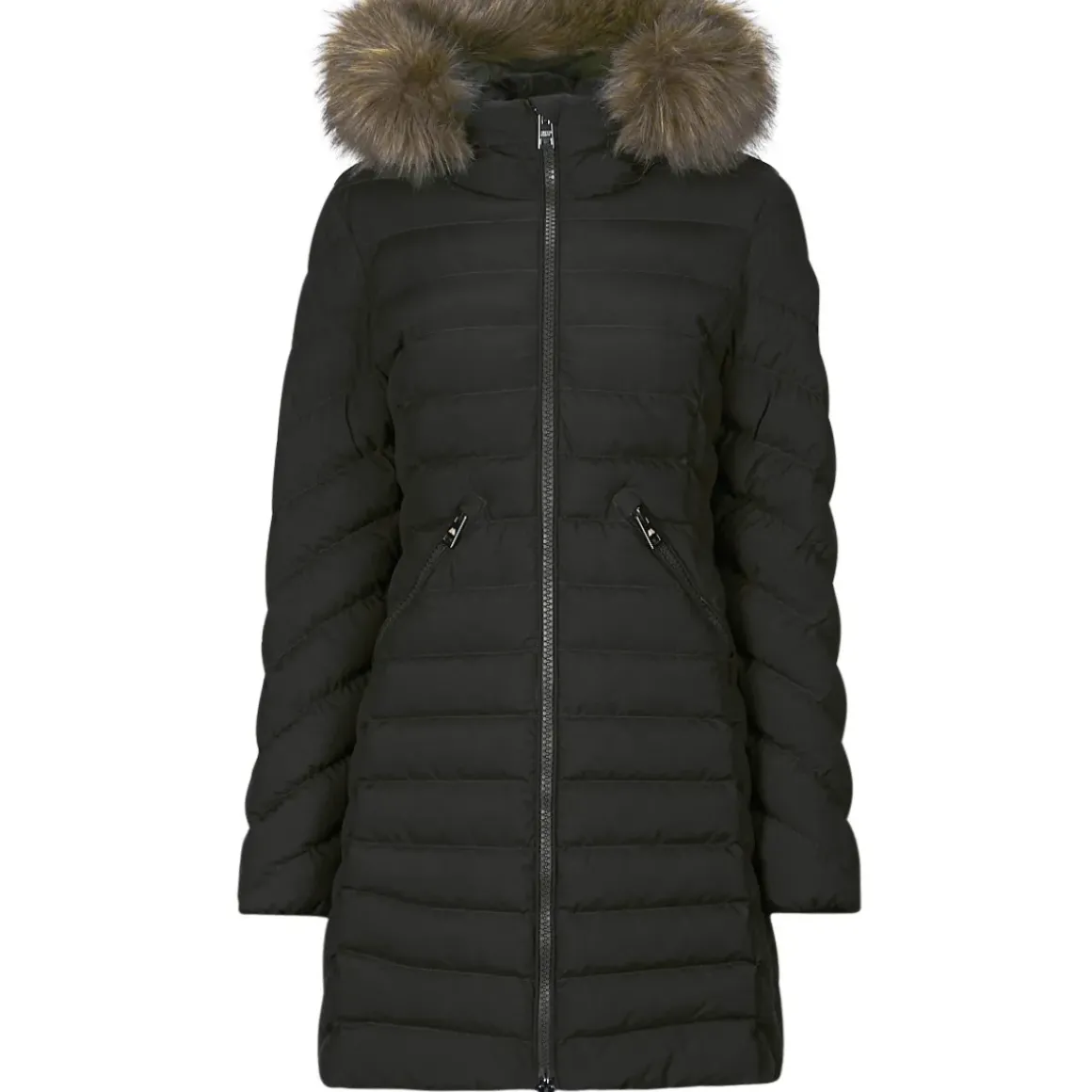 Superdry - FUJI HOODED MID FAUSSE FOURRURE