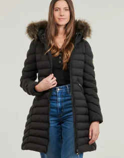 Superdry - FUJI HOODED MID FAUSSE FOURRURE